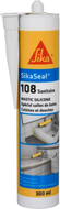 CARTOUCHE SIKASEAL-108 SANITAIRE TRANSP ARENT 300ML REF.524945